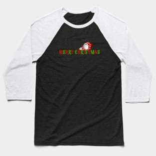 Merry Chistmas with Snowman Baseball T-Shirt